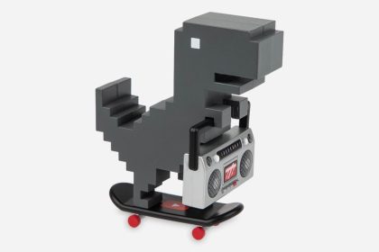Look at this Chrome Dino figure and its adorable tiny boombox [Gallery]