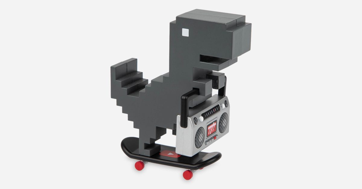 Look at this Chrome Dino figure and its adorable tiny boombox [Gallery]