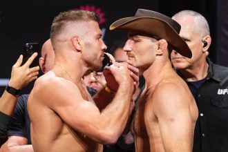 Sean Strickland shares prediction for Dricus Du Plessis vs Khamzat Chimaev title fight