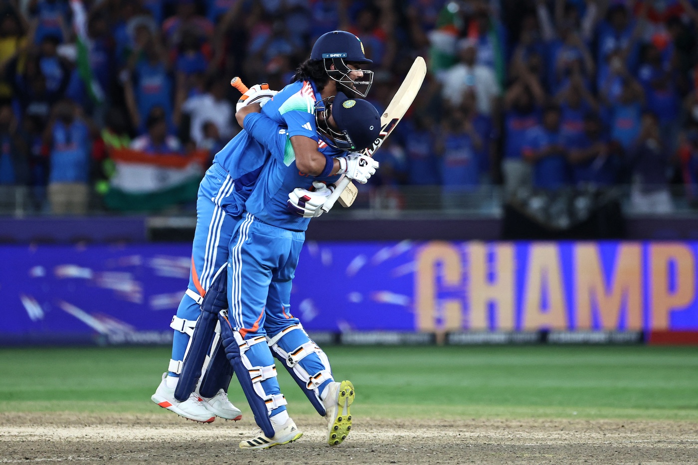 Rohit, Rahul, spinners lead India to third Champions Trophy title