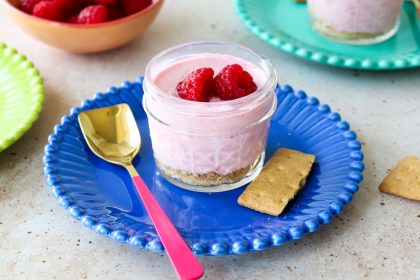 Raspberry Protein Cheesecake Cup Recipe
