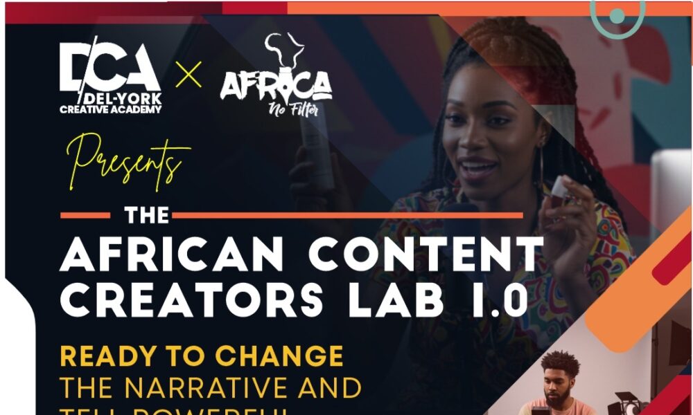 Africa No Filter & Del-York Academy Unveil the African Content Creators Lab Program