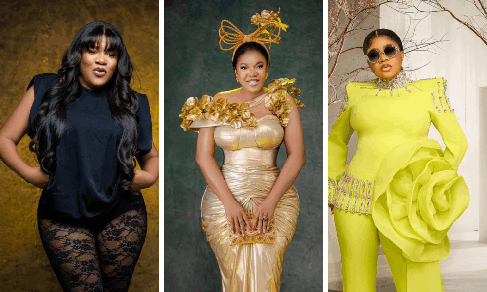 5 Times Toyin Abraham Made Monochrome Look So Chic