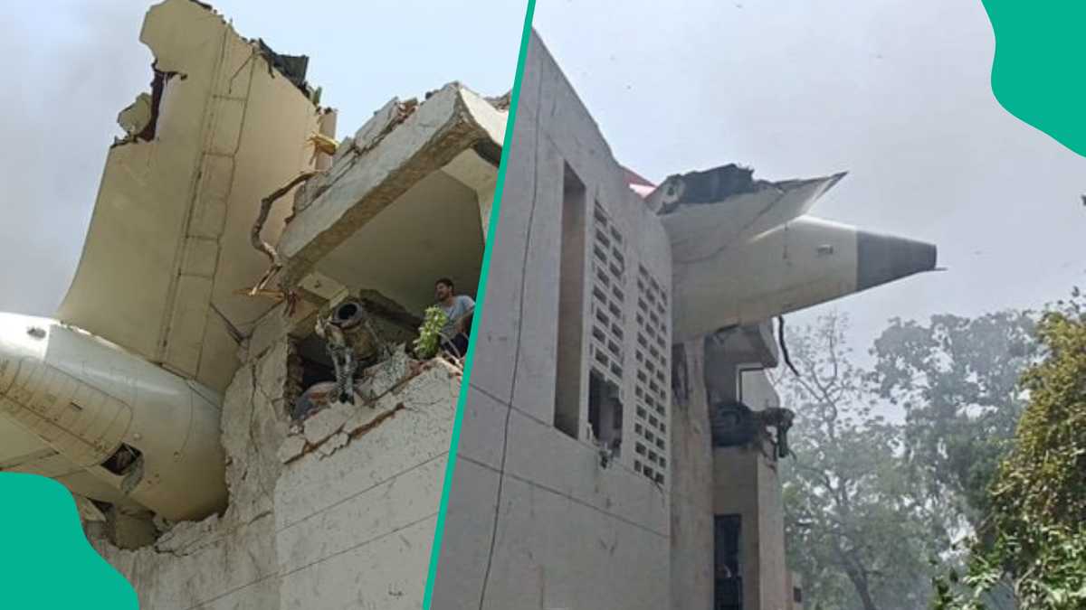 Air India plane crash: Video of moment aircraft smashed into surfaces, clip trends