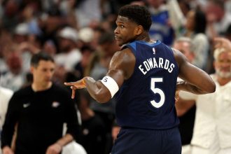 Ant keys Wolves’ emphatic response in rout of OKC
