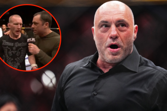 Joe Rogan argued with Gray Maynard in fiery interview after The Ultimate Fighter standout and rival knocked out simultaneously