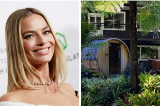 Margot Robbie farewells lavish $4.5 million retreat after welcoming baby boy