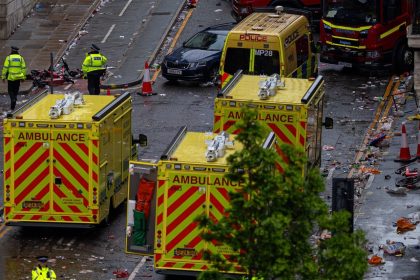 Liverpool trophy parade incident: Man arrested and dozens injured after car hits pedestrians