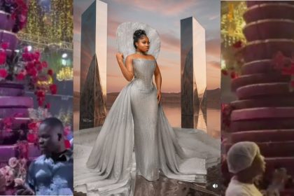 Veeke James Unveils 20-Foot, ₦18 Million Birthday Cake for 30th Celebration
