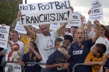 ‘It’s always been volatile between Wimbledon and MK, but I don’t mind it. The club’s identity has changed and is a million miles away from 20 years ago’ Dean Lewington looks back at English football’s most controversial rebrand two decades on