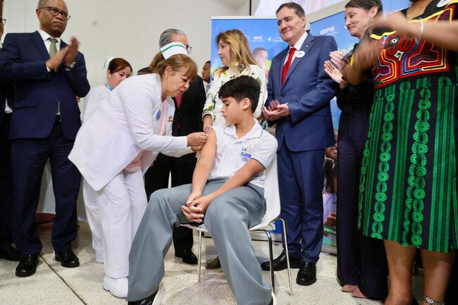 Disease elimination takes center stage at Vaccination Week in the Americas launch