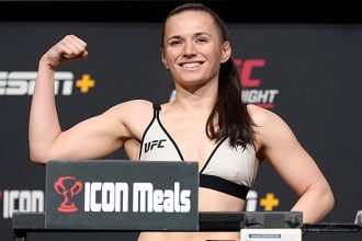 Erin Blanchfield reacts to UFC Vegas 107 main event cancelation