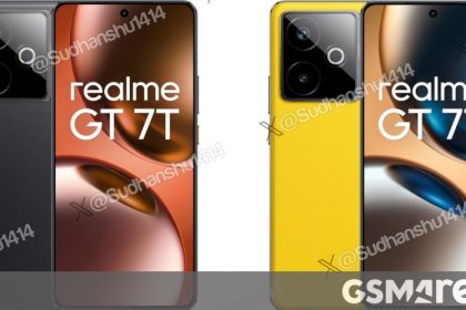 More Realme GT 7T renders leak showing all colors