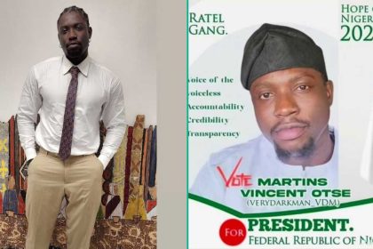 VDM excited to see his presidential poster online as 2027 election is fast approaching