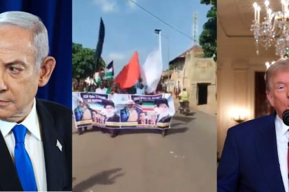 Katsina Youths Rally in Support of Iran, Rejects Trump and Netanyahu