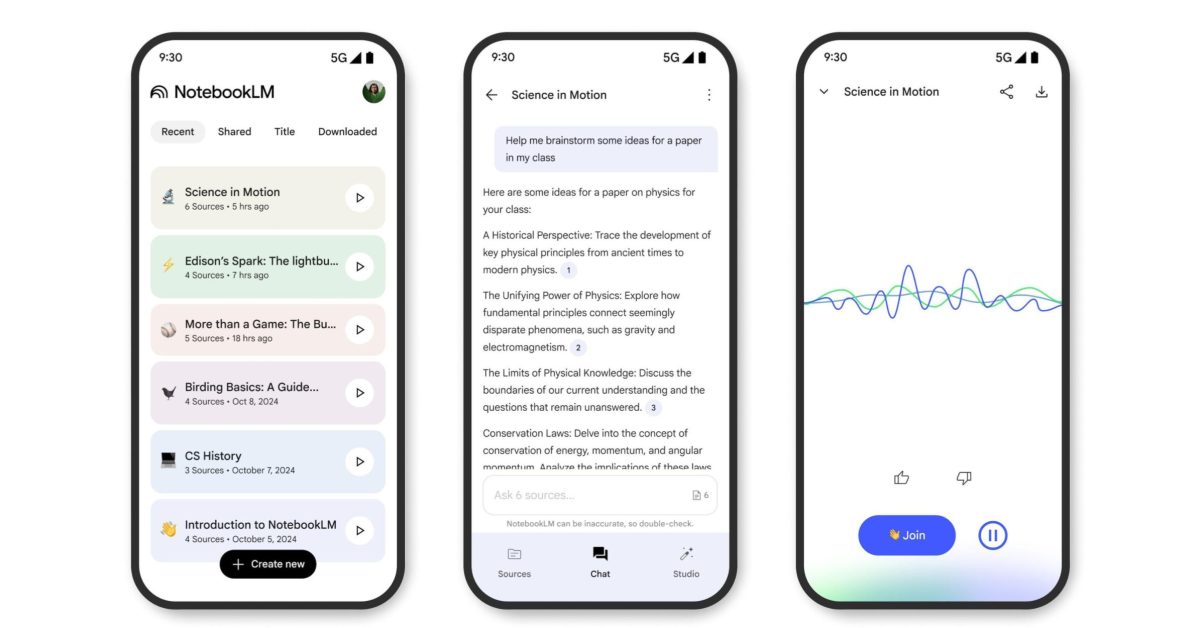 Google launches NotebookLM app for Android and iOS
