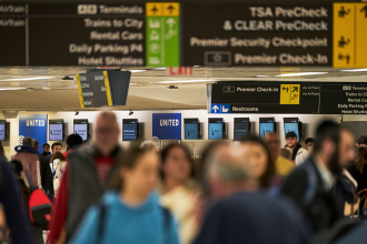 Newark Airport passengers face lengthy delays due to staffing shortages