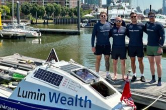 Man who left corporate job joins 3 veterans rowing across North Atlantic in world record pursuit