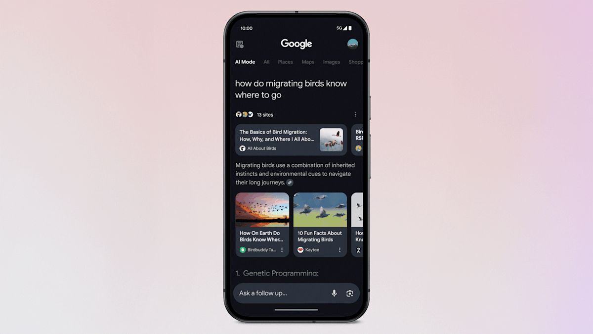 AI Mode is now rolling out to everyone in the US