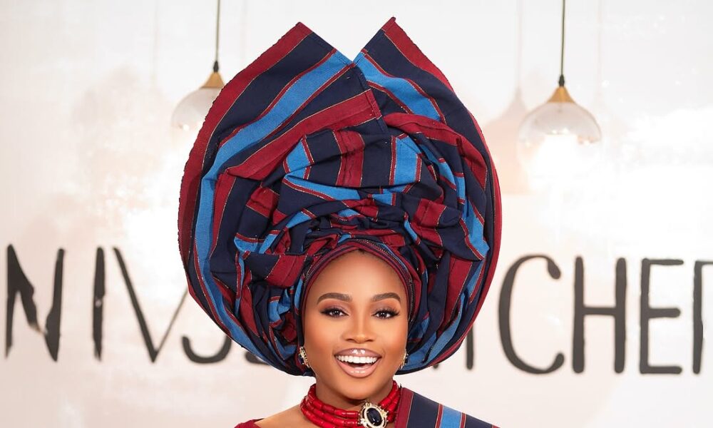 This Massive Gele on Veekee James Has Us Rethinking Our Owambe Goals
