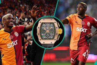 What fans said after Victor Osimhen rocks ₦545m Richard Mille wristwatch