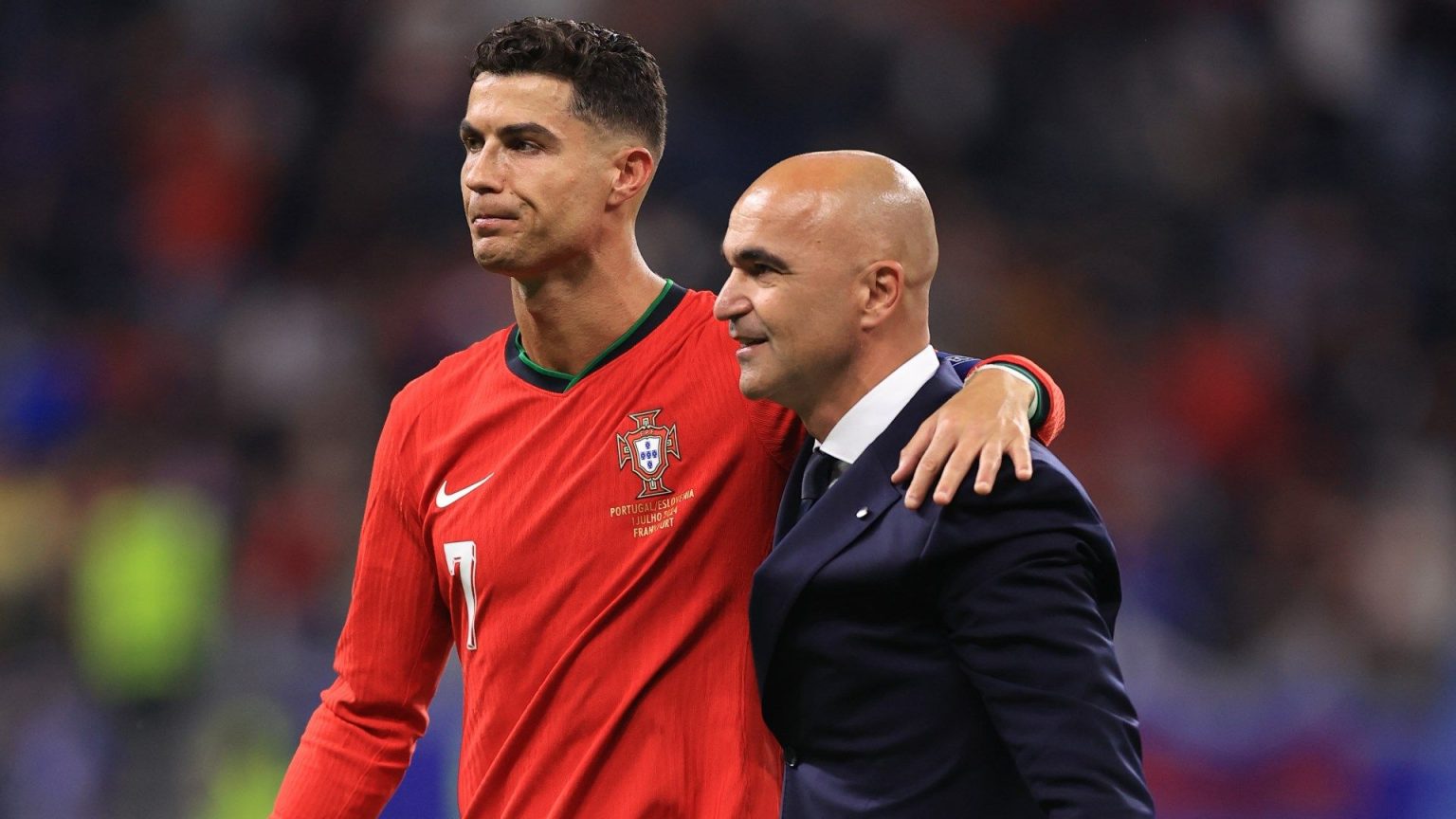 Cristiano Ronaldo calls out ‘lack of respect’ for Roberto Martinez as he insists Portugal boss ‘has done an extraordinary job’
