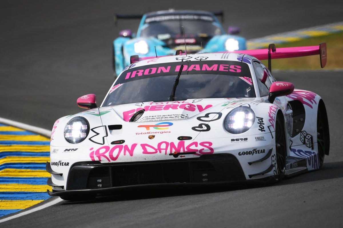 Pink is parked: Why the Iron Dames debuted a new white livery for Le Mans