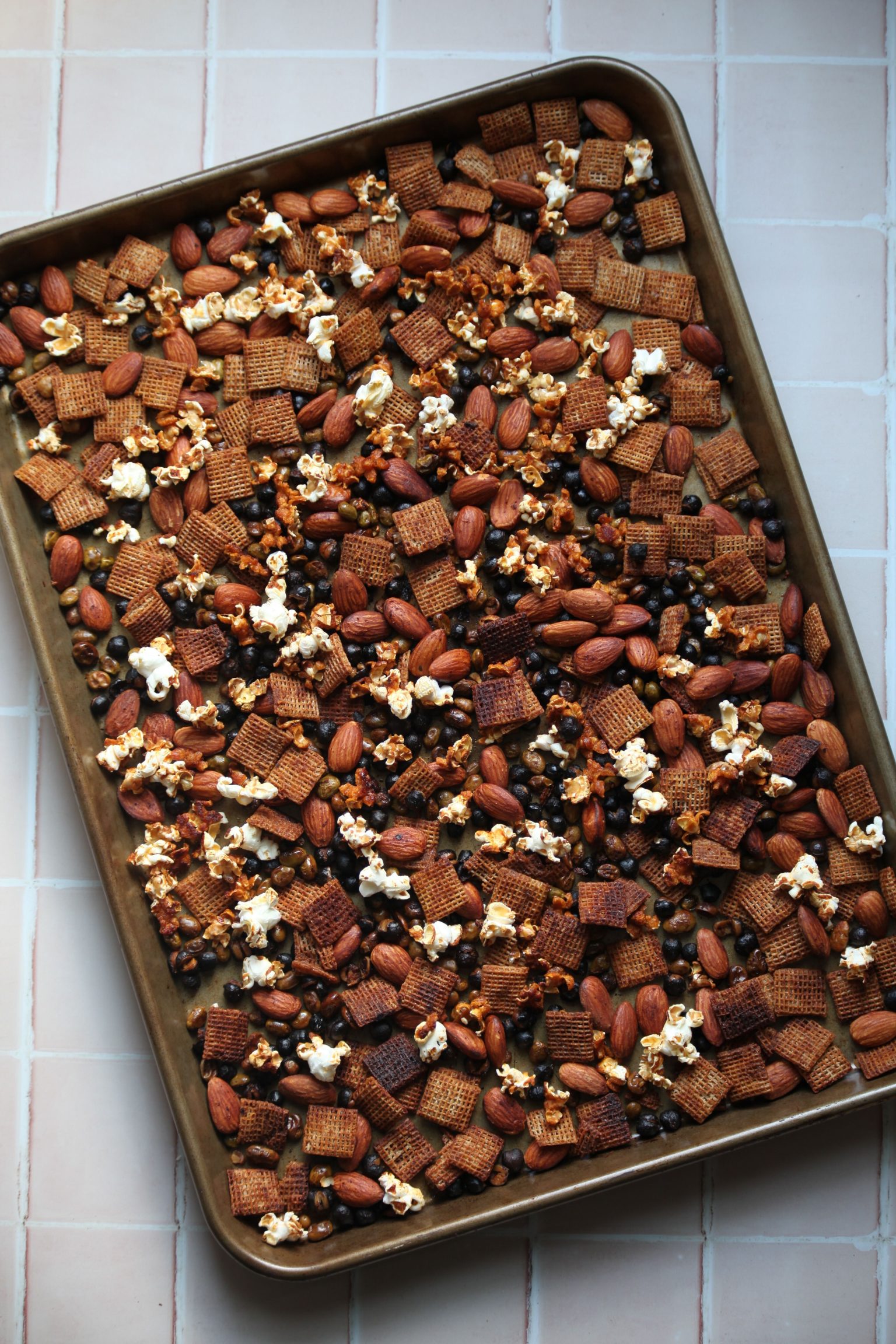 Spicy Tamari Party Mix