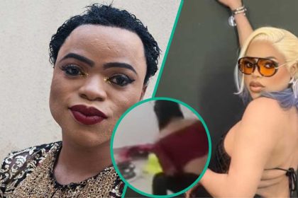Drama as old video of Bobrisky dancing like ‘worm’ leaks online, “Senior man don try for this life”
