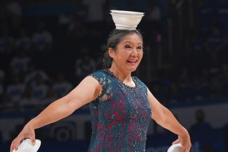 Beloved performer Red Panda falls from unicycle, taken off court in wheelchair during WNBA halftime show