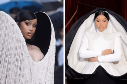 Cardi B Came to Paris Fashion Week with a Crow and Couture You Can’t Unsee