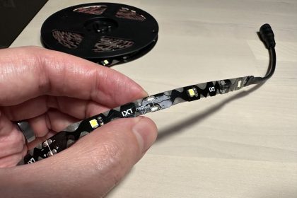 I stuck this $30 LED strip on the back of my TV. My eyes thank me daily
