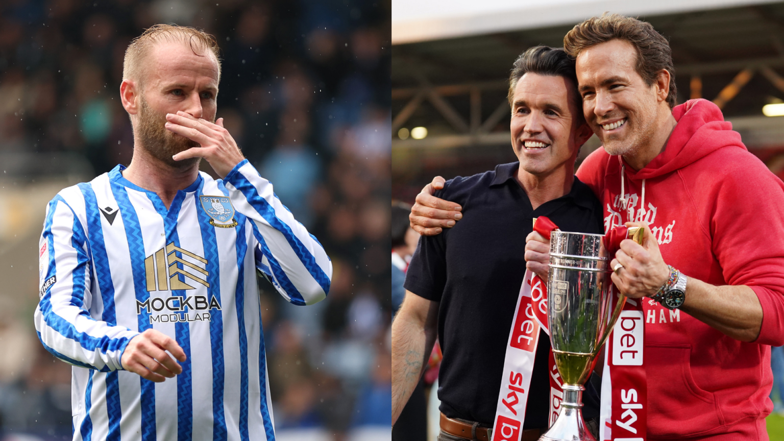 Ryan Reynolds and Rob McElhenney eager to bring EFL cult hero to Wrexham