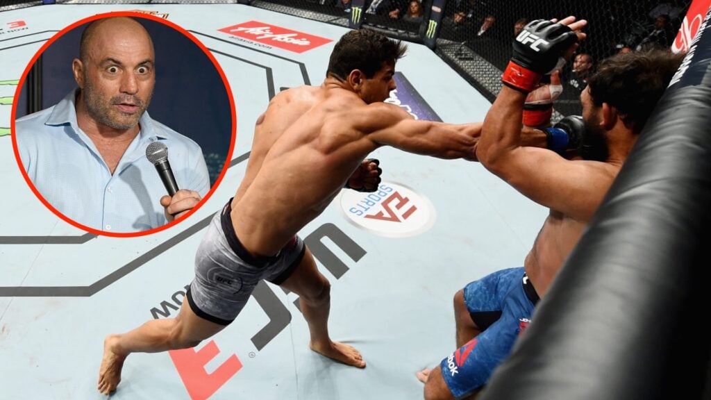 Joe Rogan claimed ‘the fight was an assault’ after UFC 317 star retired former champion in 2017 mauling