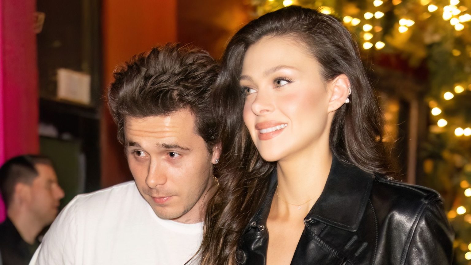 Brooklyn Beckham and Nicola Peltz showcase united front at family celebration
