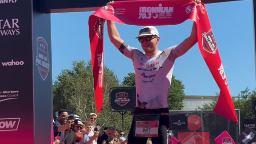 Harry Palmer and Kat Matthews Claim Victories at Ironman 70.3 Swansea