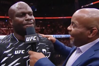 Watch Derrick Lewis’ hilarious UFC Nashville octagon interview