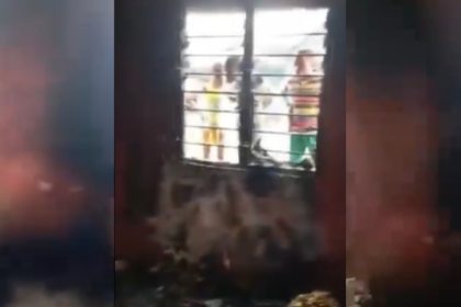 Viral Video: House Burnt in Port Harcourt Over Alleged Relationship Dispute