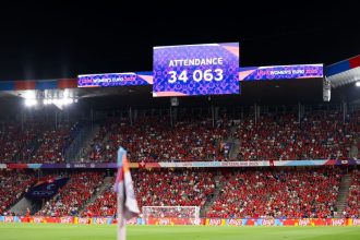 Euro 2025 group games draw record crowds