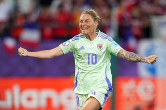 Moment of the tournament so far: Jess Fishlock sends Wales wild with first-ever major tournament goal