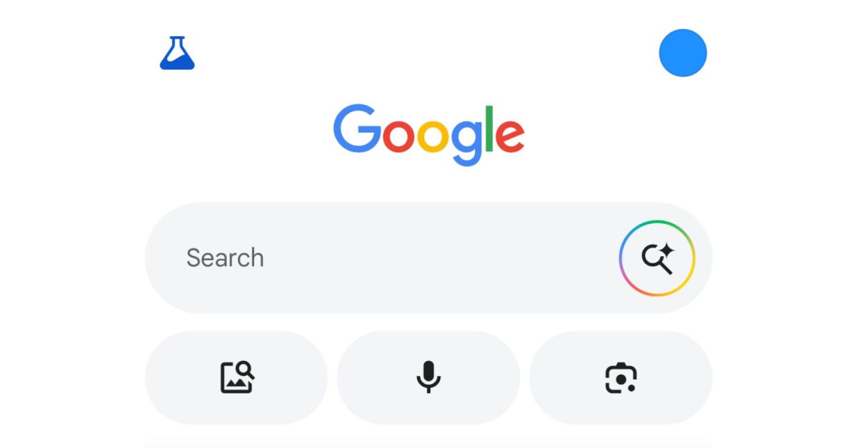 Google has a new voice input waveform for AI Mode