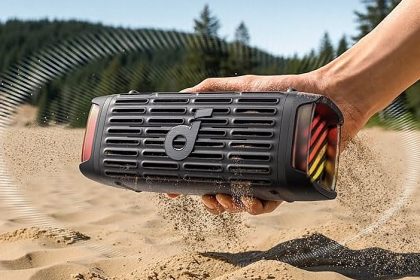 Anker’s new outdoor wireless speaker vibrates to shake off dust and sand