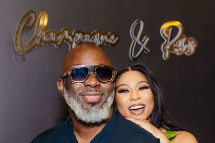 It’s “World Tola Odunsi Day” & Enado Odunsi’s Birthday Shoutout to Her Husband Is the Cutest Thing Online