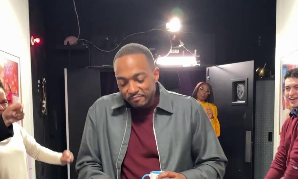 Anthony Mackie Dances Through the Spirit Tunnel with Jennifer Hudson & It’s All Vibes!