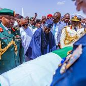 BREAKING: Ex-President Buhari Buried In Daura As Tinubu, Atiku, Foreign Delegates, Others Attend Funeral