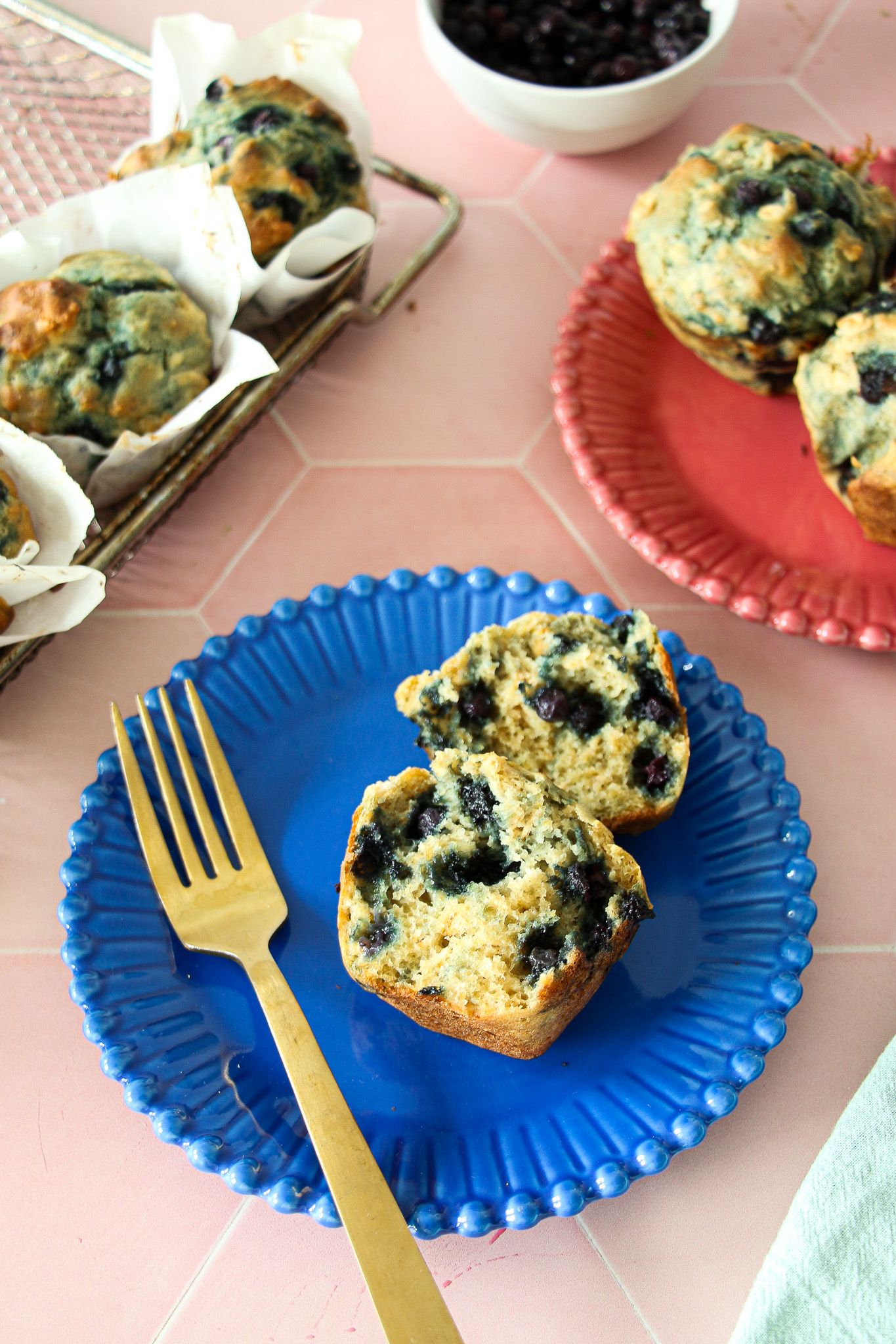 Blueberry Oatmeal Muffins