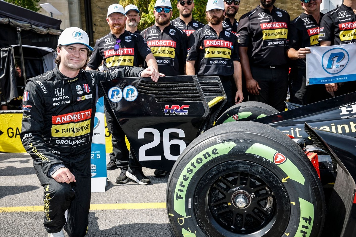 Colton Herta takes pole as he aims for IndyCar Toronto repeat
