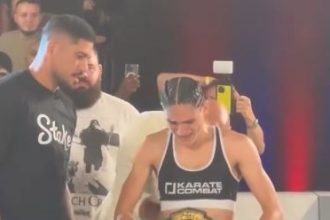 Aline Pereira, sister of UFC star Alex Pereira, wins Karate Combat flyweight championship