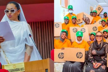 Senator Natasha Distributes Laptops, Drones and More to Empower 250 Youths