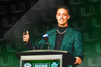 ACC Kickoff: Carson Beck opens up about Georgia transfer, looks like great fit for Miami in 2025